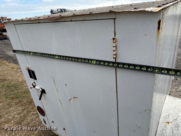 image for item EU5049 2003 Justin C Trailers enclosed cargo trailer