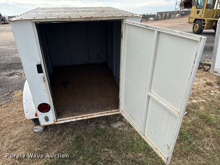 image for item EU5049 2003 Justin C Trailers enclosed cargo trailer