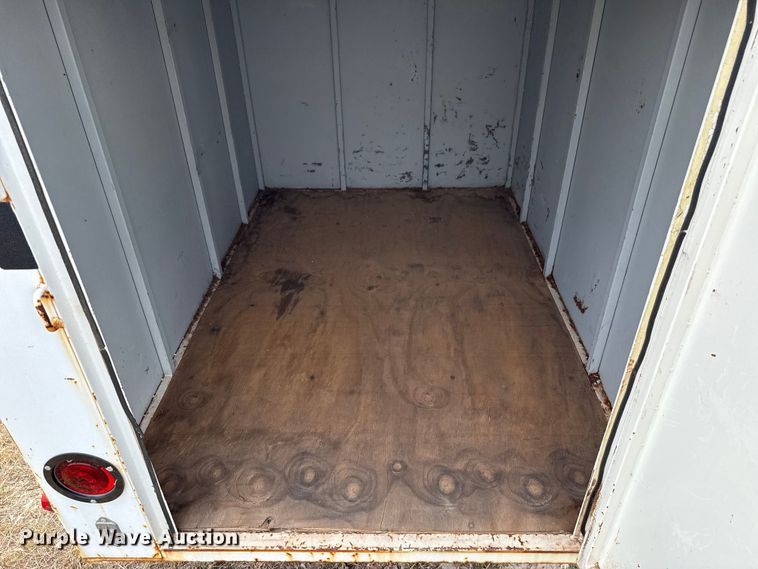 image for item EU5049 2003 Justin C Trailers enclosed cargo trailer