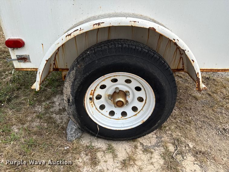 image for item EU5049 2003 Justin C Trailers enclosed cargo trailer