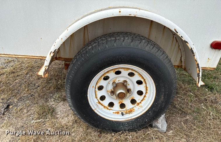 image for item EU5049 2003 Justin C Trailers enclosed cargo trailer