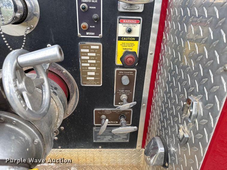 image for item EU5081 1990 GMC C7D  pumper fire truck