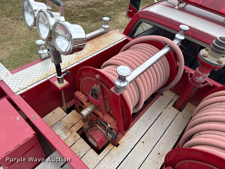 image for item EU5081 1990 GMC C7D  pumper fire truck