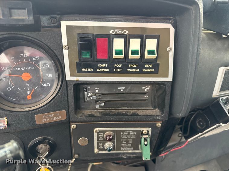 image for item EU5081 1990 GMC C7D  pumper fire truck