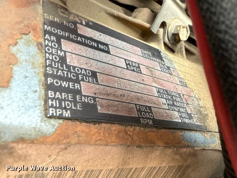 image for item EU5081 1990 GMC C7D  pumper fire truck