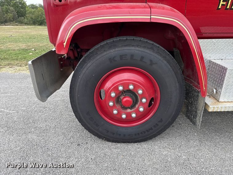 image for item EU5081 1990 GMC C7D  pumper fire truck