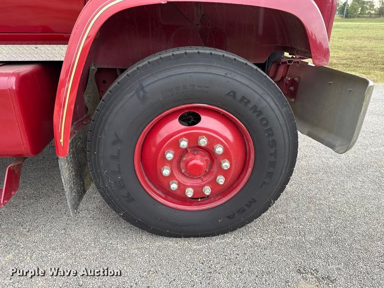 image for item EU5081 1990 GMC C7D  pumper fire truck