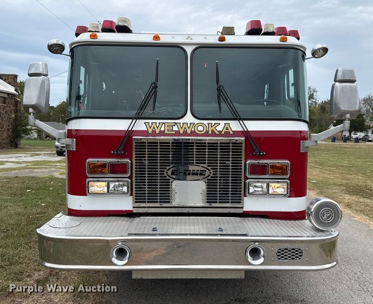 image for item EU5082 2000 E-One pumper fire truck
