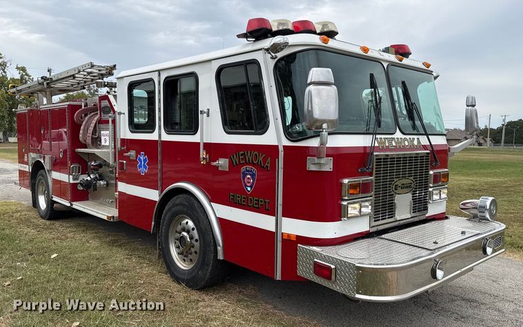 image for item EU5082 2000 E-One pumper fire truck