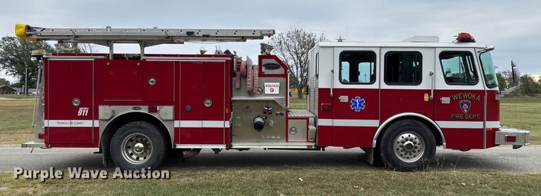 image for item EU5082 2000 E-One pumper fire truck