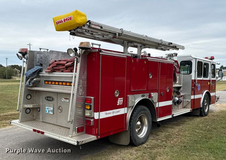 image for item EU5082 2000 E-One pumper fire truck