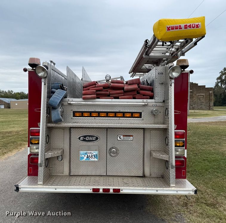 image for item EU5082 2000 E-One pumper fire truck