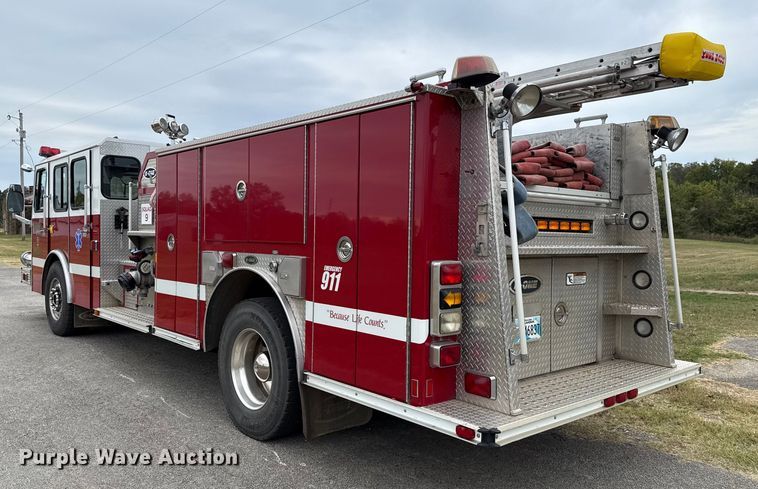 image for item EU5082 2000 E-One pumper fire truck