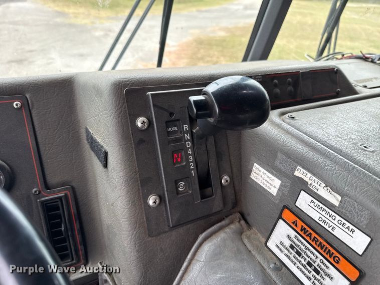 image for item EU5082 2000 E-One pumper fire truck