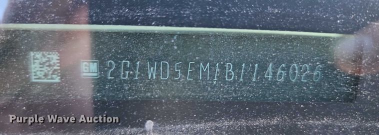 image for item EU5103 2011 Chevrolet Impala Police 