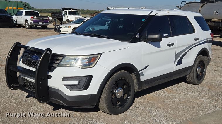 image for item EU5108 2016 Ford Explorer Police Interceptor SUV