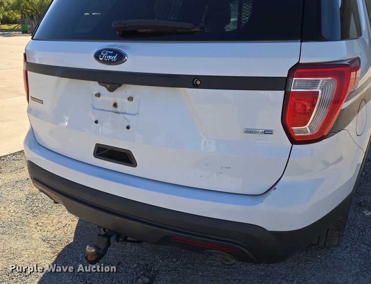 image for item EU5108 2016 Ford Explorer Police Interceptor SUV