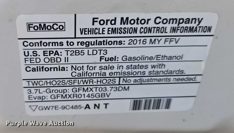 image for item EU5108 2016 Ford Explorer Police Interceptor SUV