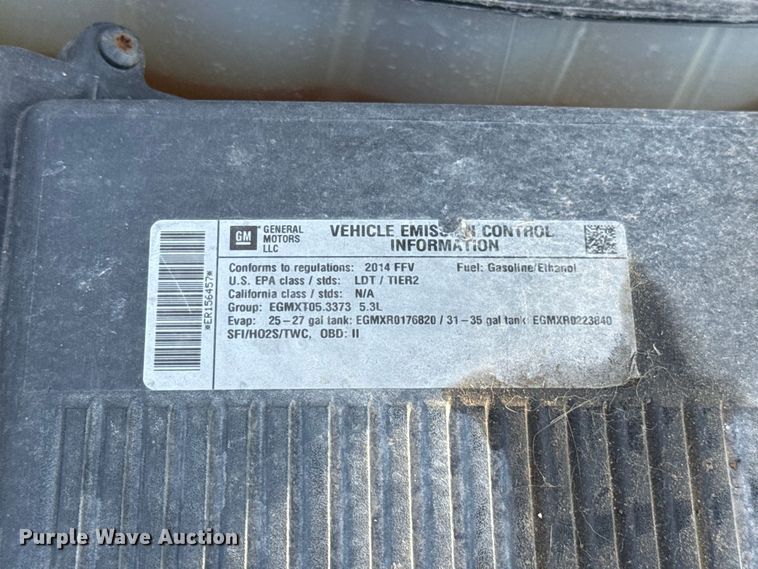 image for item EU5111 2014 Chevrolet Tahoe Police SUV