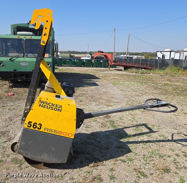 image for item EU5115 Wacker Neuson RSS800 single drum vibratory roller