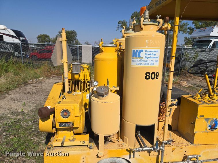 image for item EU5116 Kelly-Creswell WV50 paint striping machine