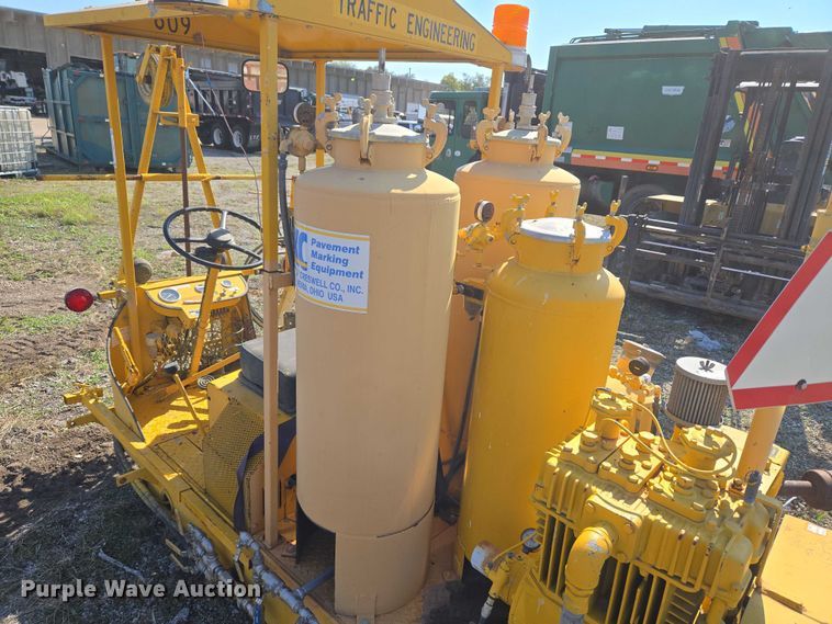 image for item EU5116 Kelly-Creswell WV50 paint striping machine