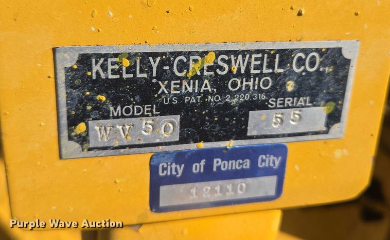 image for item EU5116 Kelly-Creswell WV50 paint striping machine