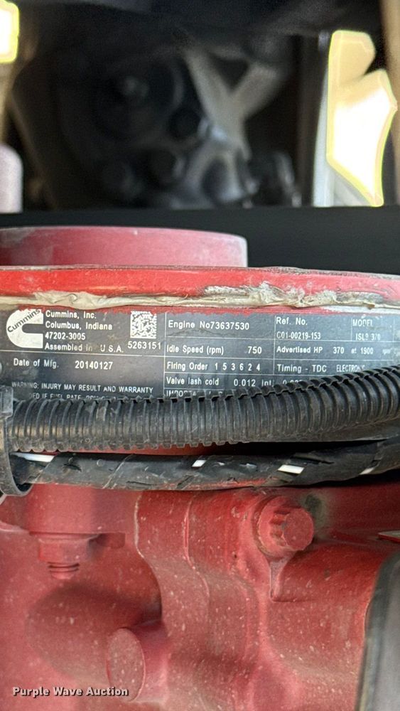 image for item EU5117 2015 Freightliner 114SD sewer jetter truck