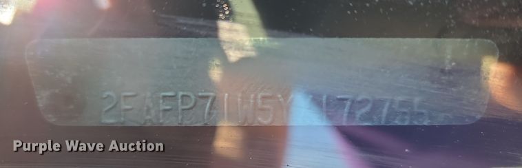 image for item EU5123 2000 Ford Crown Victoria Police Interceptor 