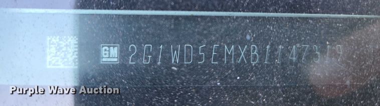 image for item EU5124 2011 Chevrolet Impala Police 