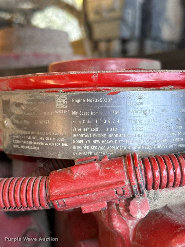 image for item EU5129 2016 Crane Carrier Low Entry refuse truck