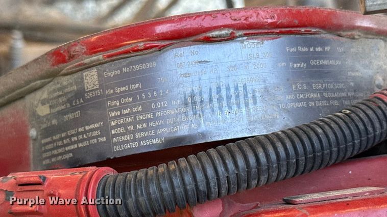 image for item EU5132 2016 Crane Carrier Low Entry refuse truck