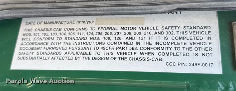 image for item EU5134 2015 Crane Carrier Low Entry refuse truck