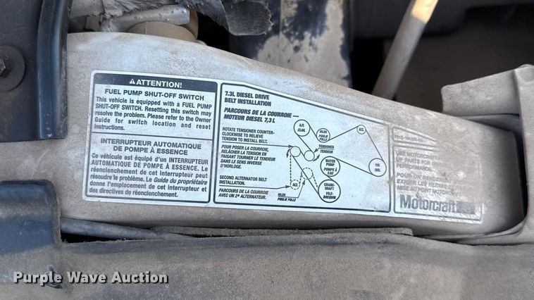 image for item EU5136 2000 Ford F450 Super Duty flatbed truck