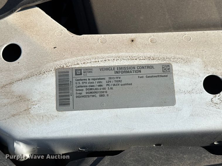 image for item EU5142 2013 Chevrolet Impala police 