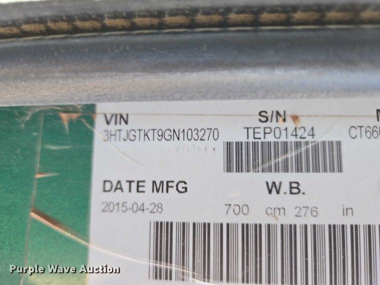 image for item EU5143 2016 Caterpillar CF7AA roll-off container truck