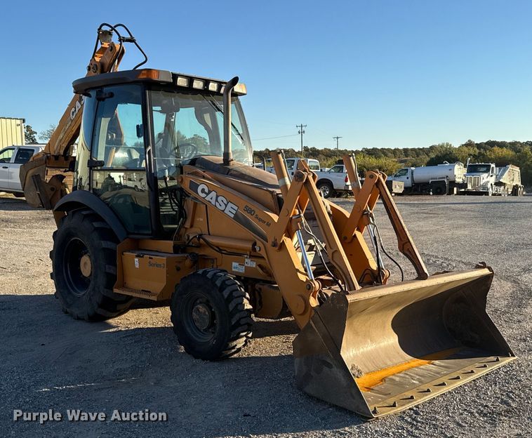 image for item EU5161 2008 Case 580 Super M Series 3 backhoe