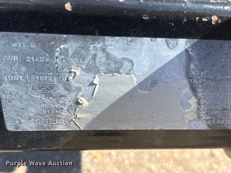 image for item EU6108 2009 B&M Manufacturing Seaark boat trailer