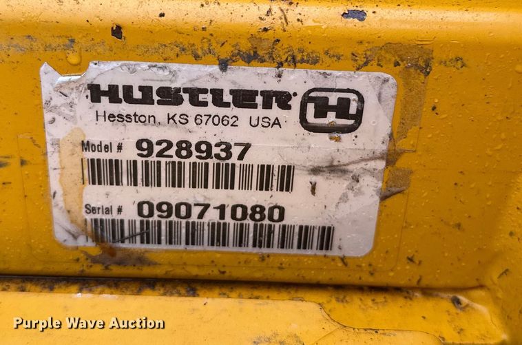 image for item EU6129 2009 Hustler Super Z ZTR lawn mower