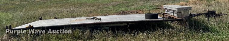image for item EU6132 Shop built flatbed trailer
