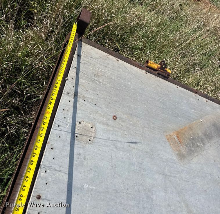 image for item EU6132 Shop built flatbed trailer