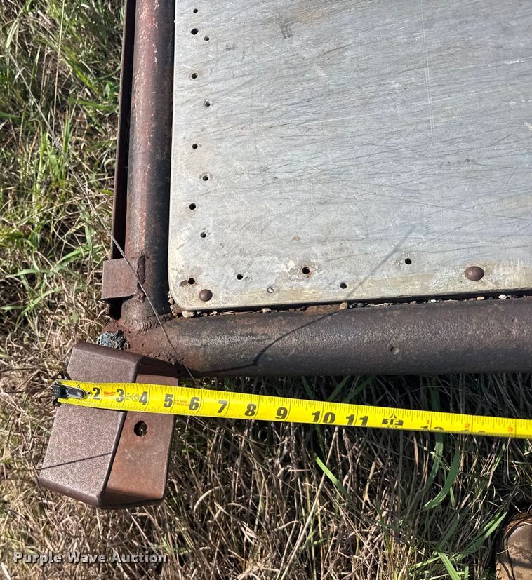 image for item EU6132 Shop built flatbed trailer