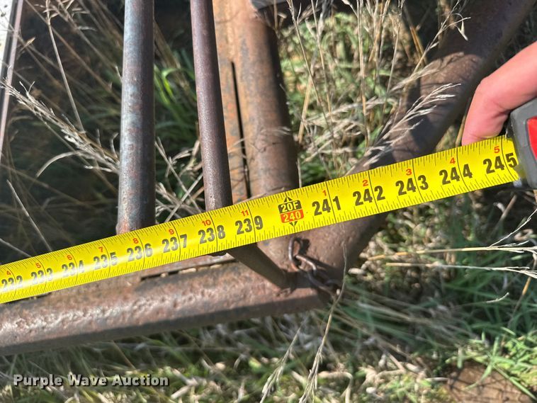 image for item EU6132 Shop built flatbed trailer