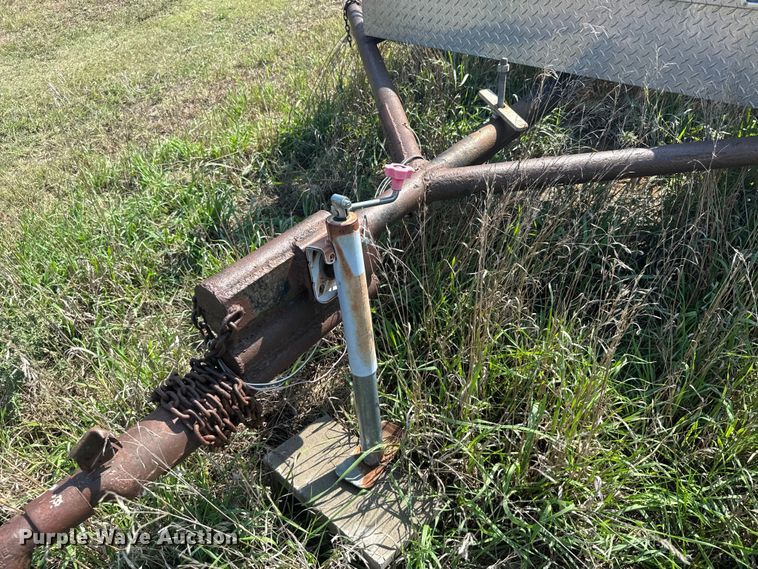 image for item EU6132 Shop built flatbed trailer