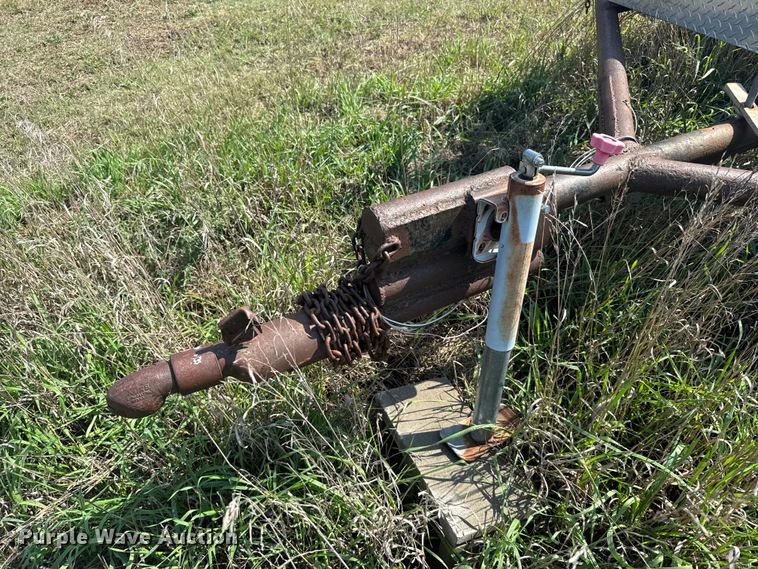 image for item EU6132 Shop built flatbed trailer