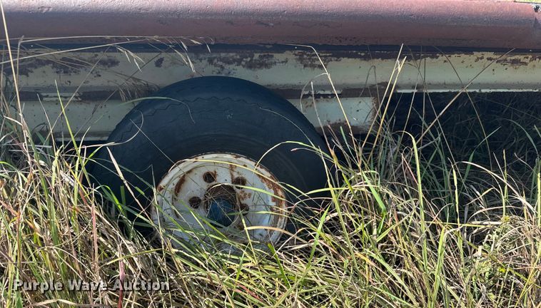 image for item EU6132 Shop built flatbed trailer