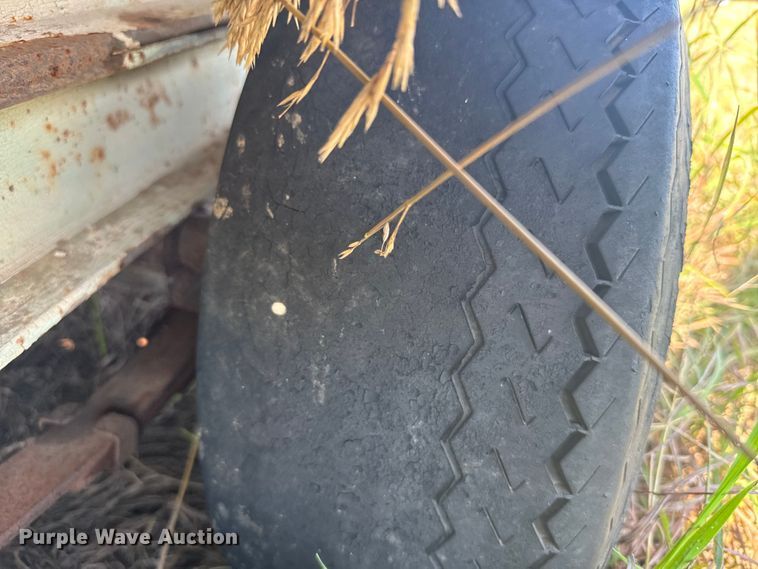 image for item EU6132 Shop built flatbed trailer