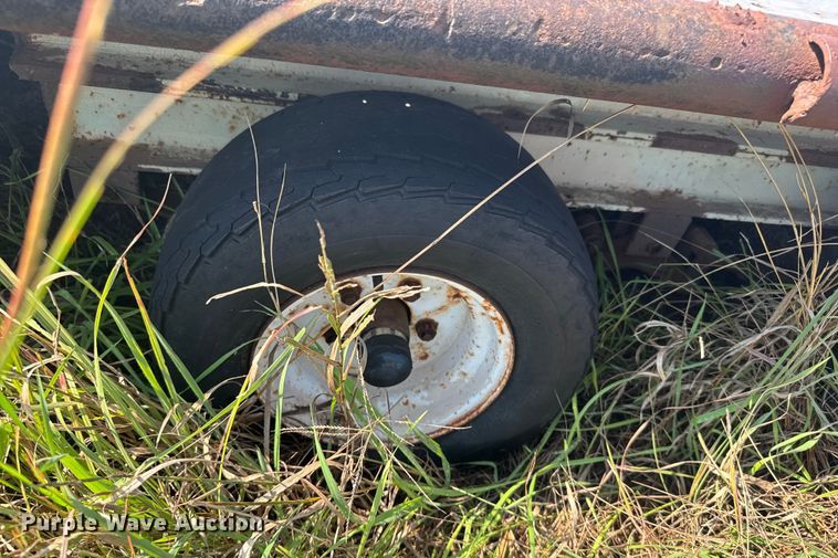 image for item EU6132 Shop built flatbed trailer