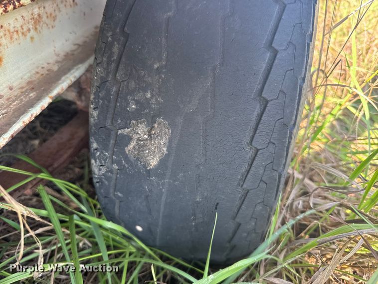 image for item EU6132 Shop built flatbed trailer