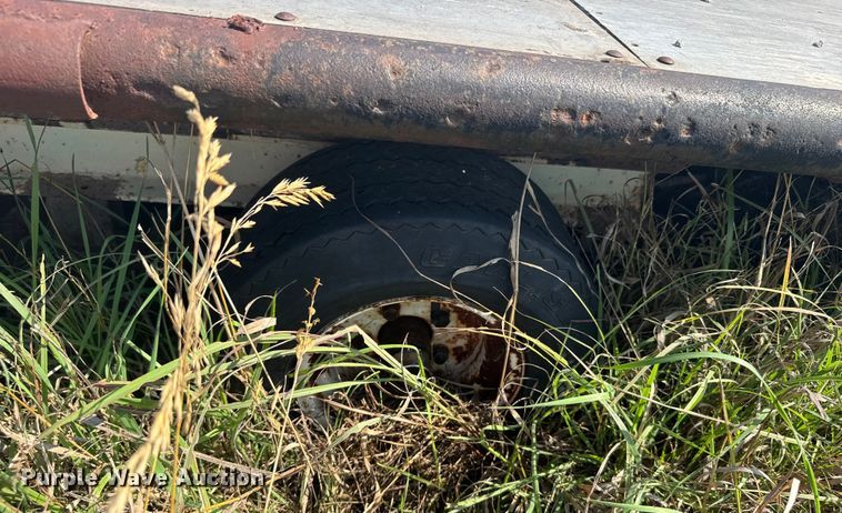 image for item EU6132 Shop built flatbed trailer